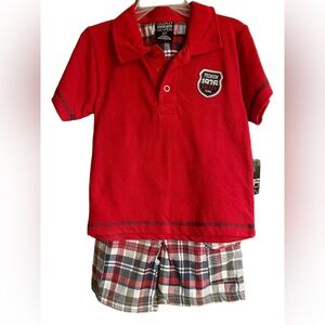 Two Piece Toddler Short Set